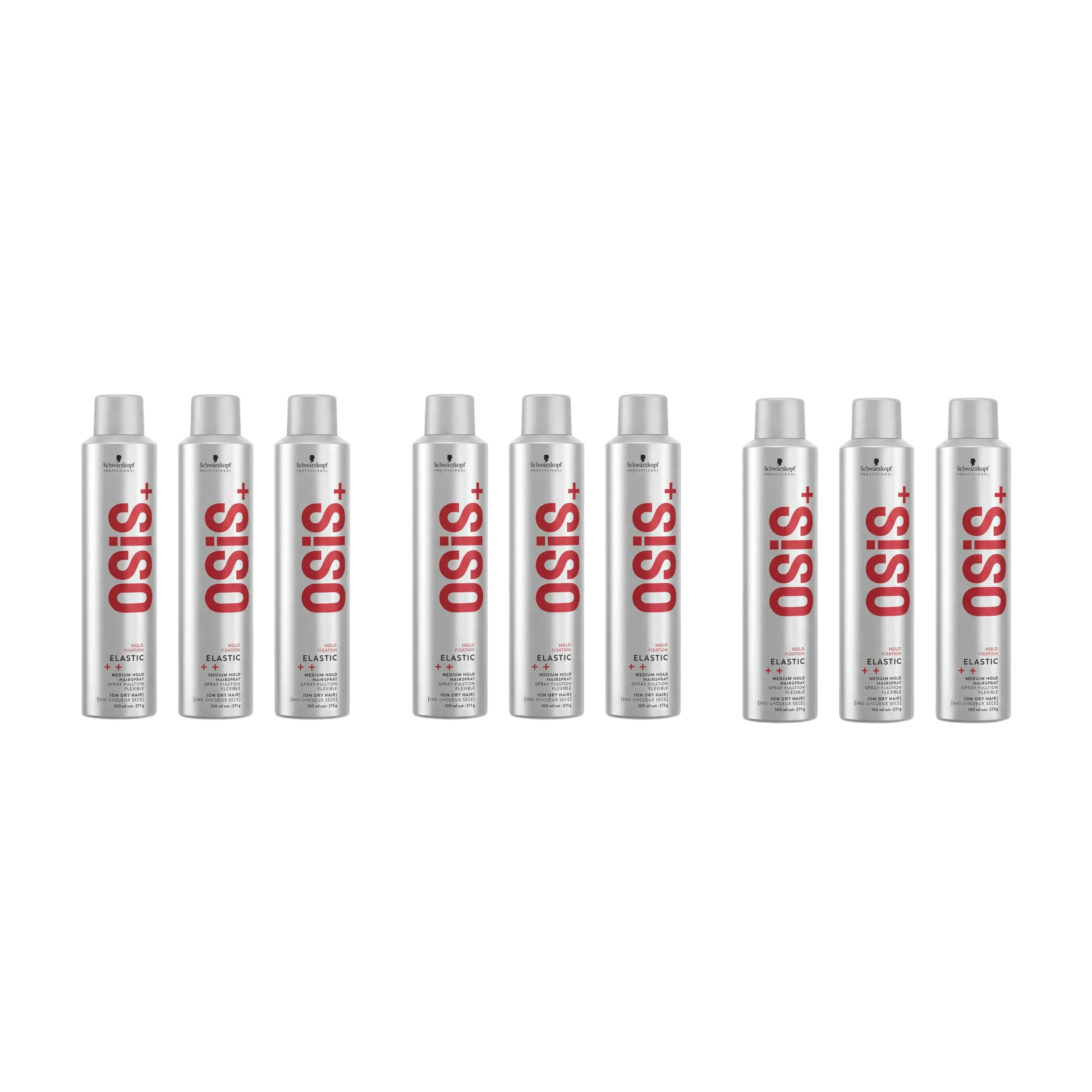 SCHWARZKOPF PROFESSIONAL OSIS+ ELASTIC Elastycznie utrwalający lakier do włosów 300ml - MULTIPAKI - Image 4