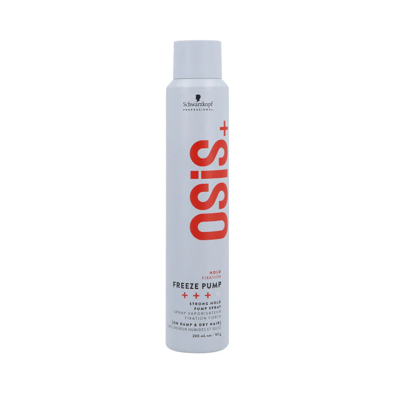 SCHWARZKOPF PROFESSIONAL OSIS+ FREEZE PUMP Mocno utrwalający lakier w atomizerze 200 ml