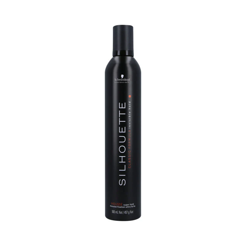 SCHWARZKOPF PROFESSIONAL SILHOUETTE Super Strong Hold Mousse Mocna pianka do włosów 500 ml