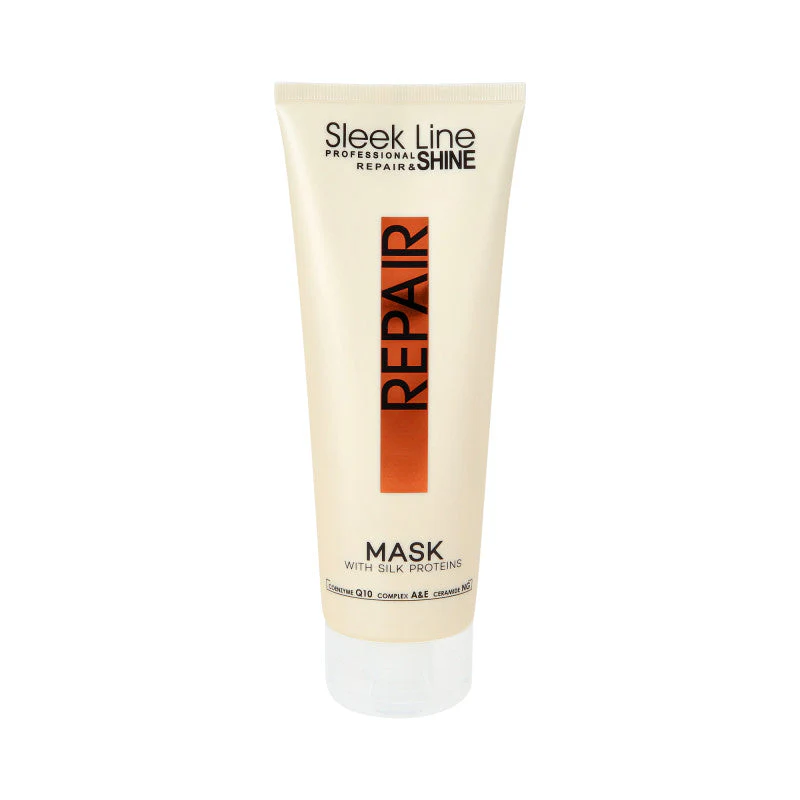 STAPIZ SLEEK LINE REPAIR Maska z jedwabiem do włosów suchych 250 ml
