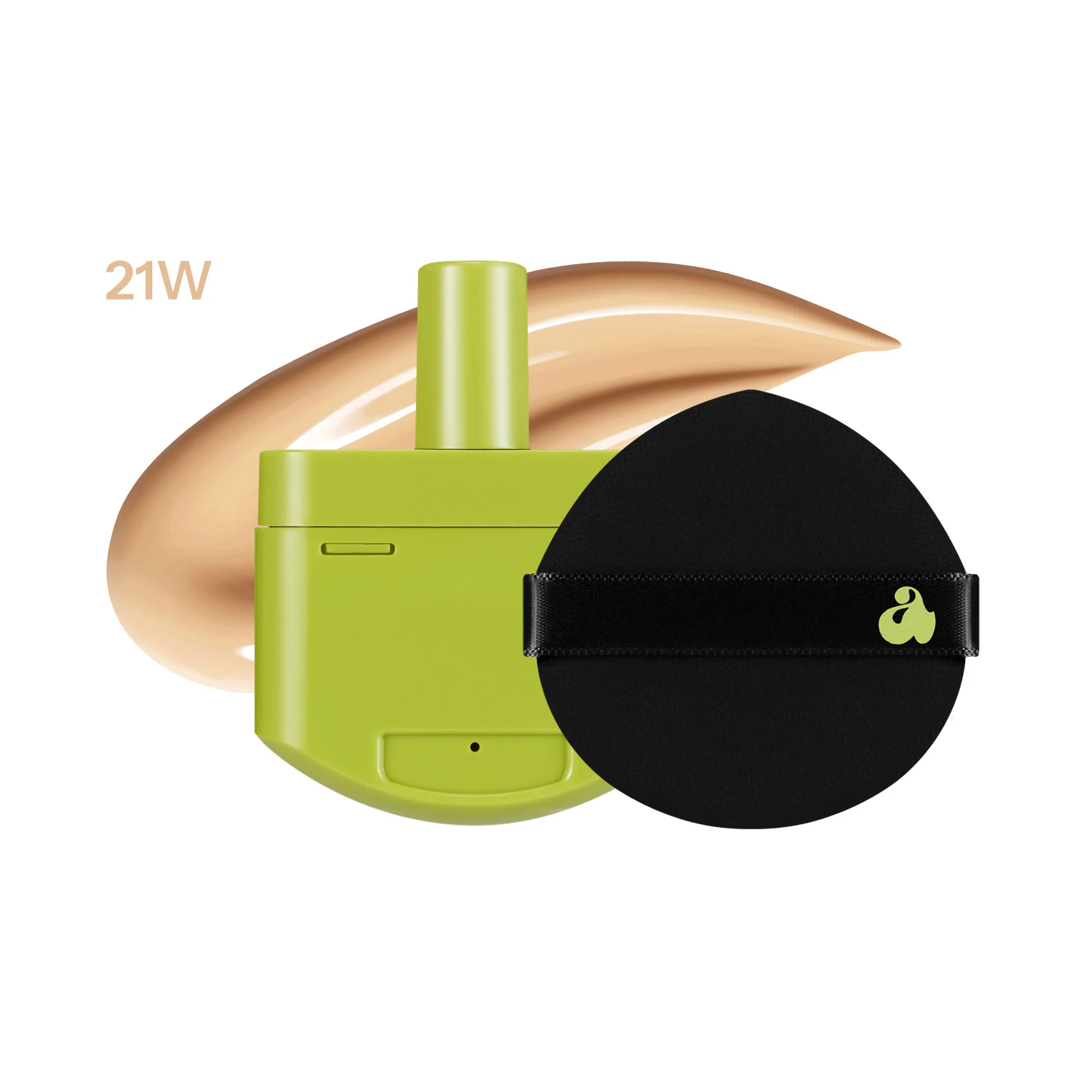 UNLEASHIA SATIN WEAR HEALTHY-GREEN CUSHION Satynowy podkład w poduszce SPF30 PA++ 15 g - Image 6