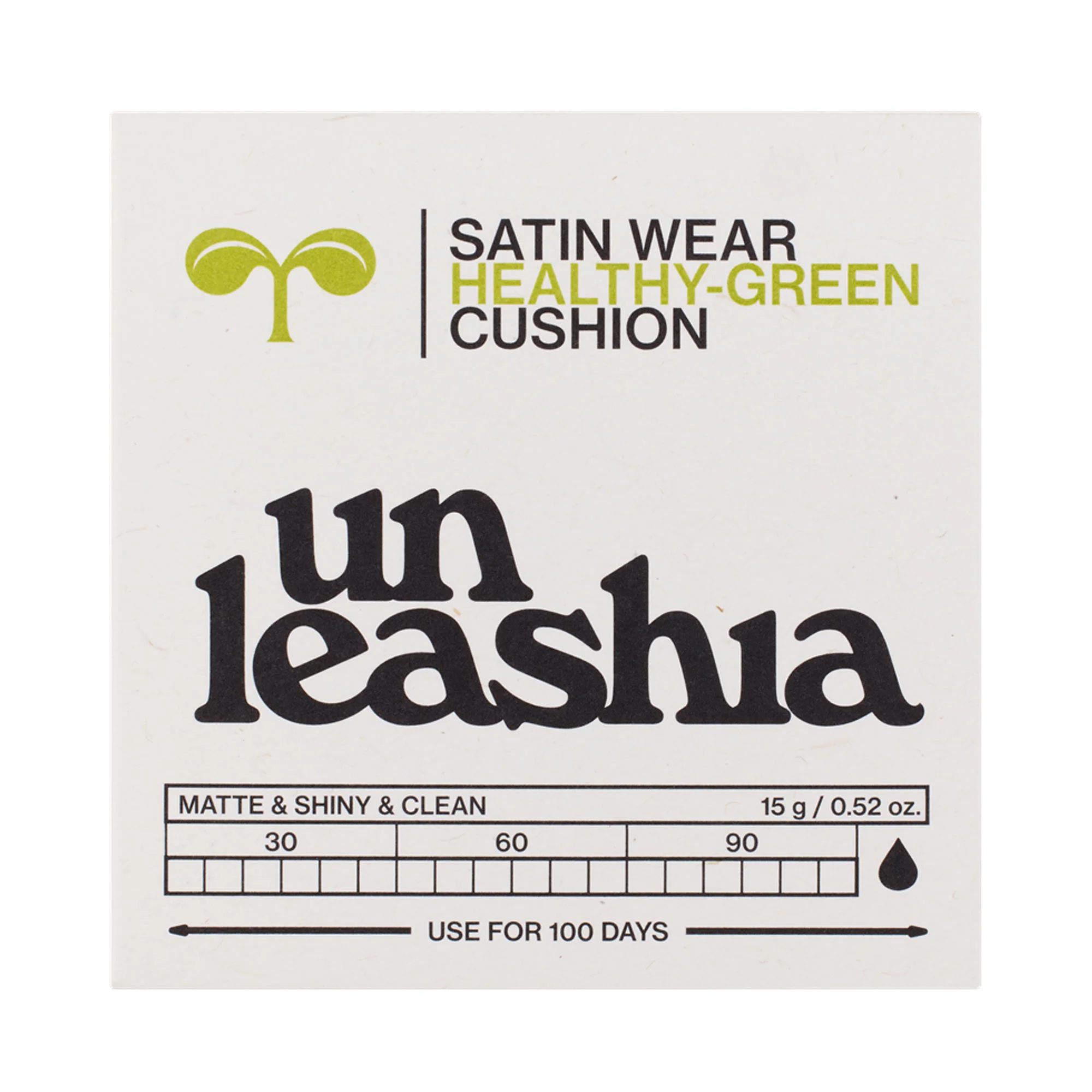 UNLEASHIA SATIN WEAR HEALTHY-GREEN CUSHION Case do podkładów - Image 4
