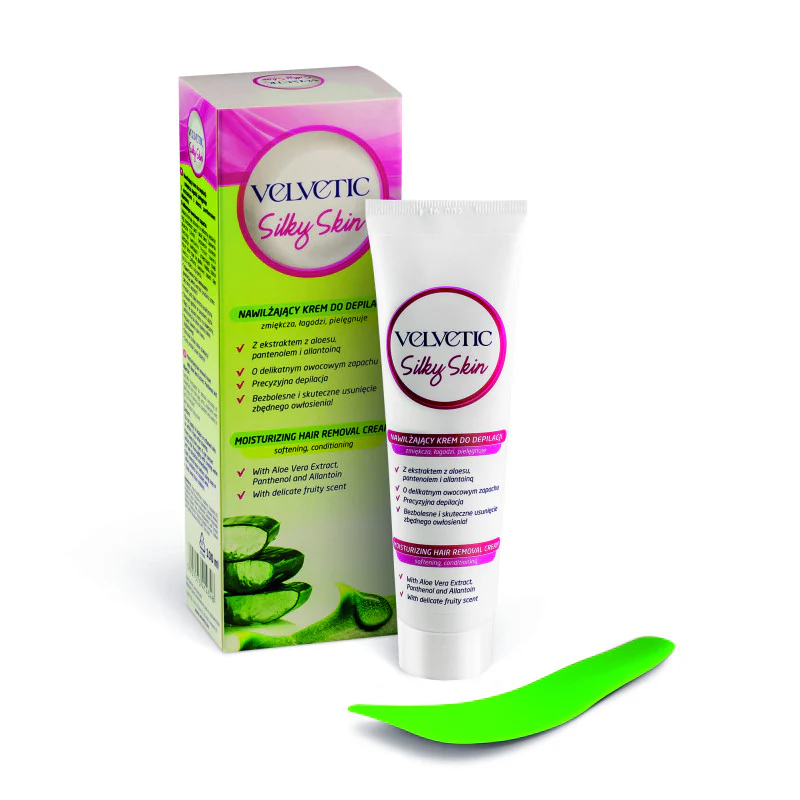 VELVETIC SILKY SKIN Krem do depilacji z pantenolem i aloesem 100 ml