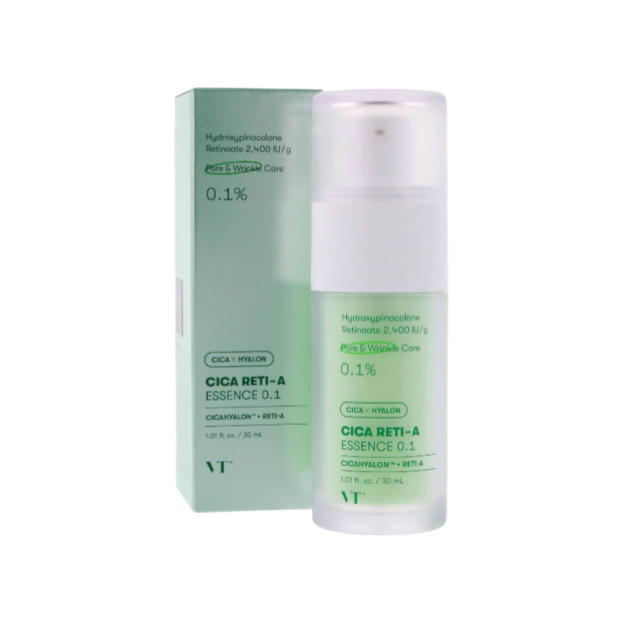 VT COSMETICS CICA RETI-A Esencja do twarzy z retinolem 0,1 30 ml