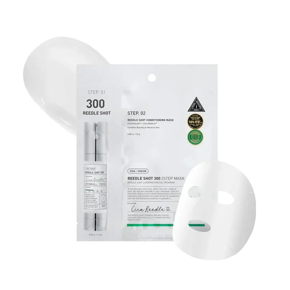 VT COSMETICS REEDLE SHOT 300 2STEP Maska 2-etapowa 1,5 g + 25 g - Image 2