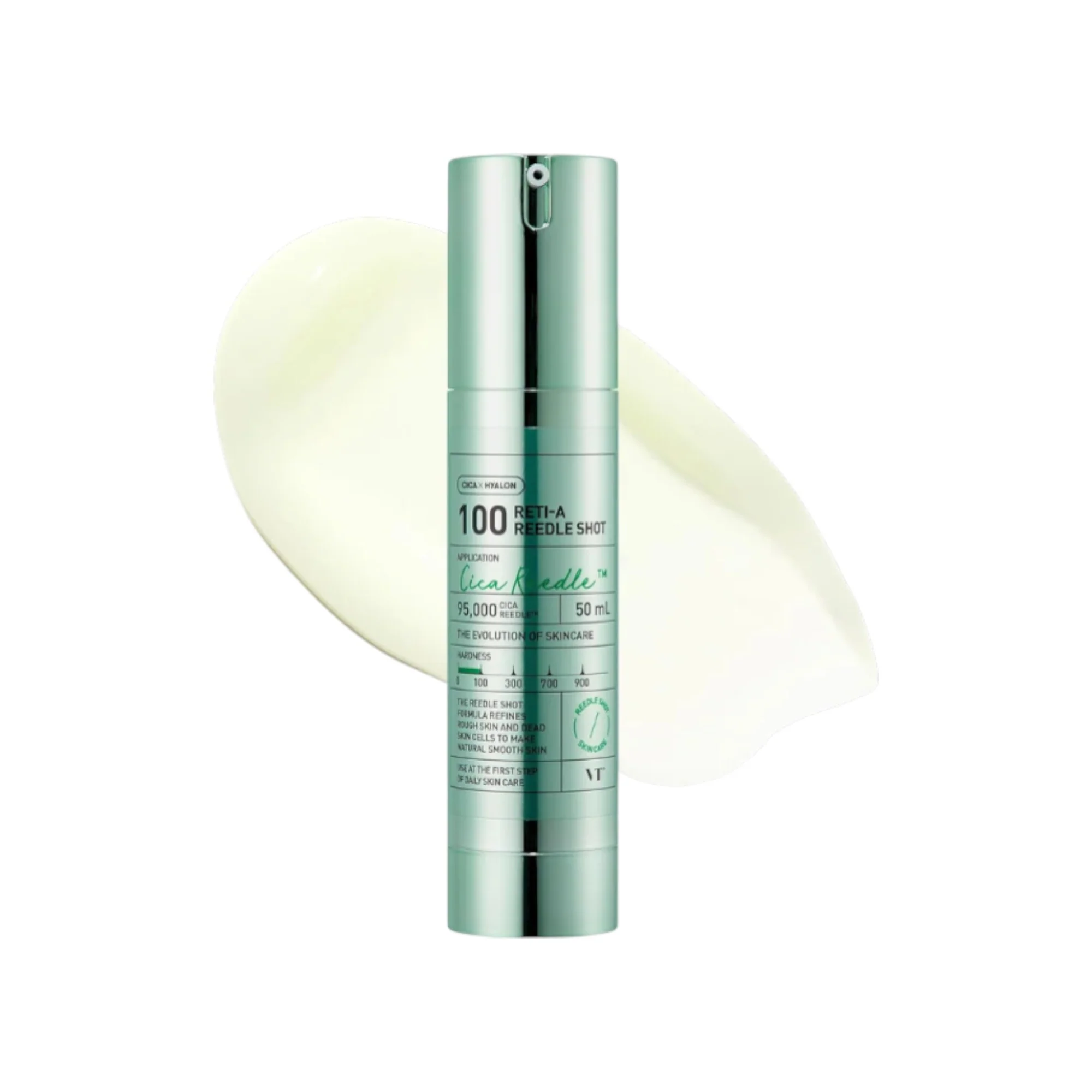 VT COSMETICS RETI-A REEDLE SHOT100 Wygładzające serum do twarzy z retinolem 50 ml - Image 2