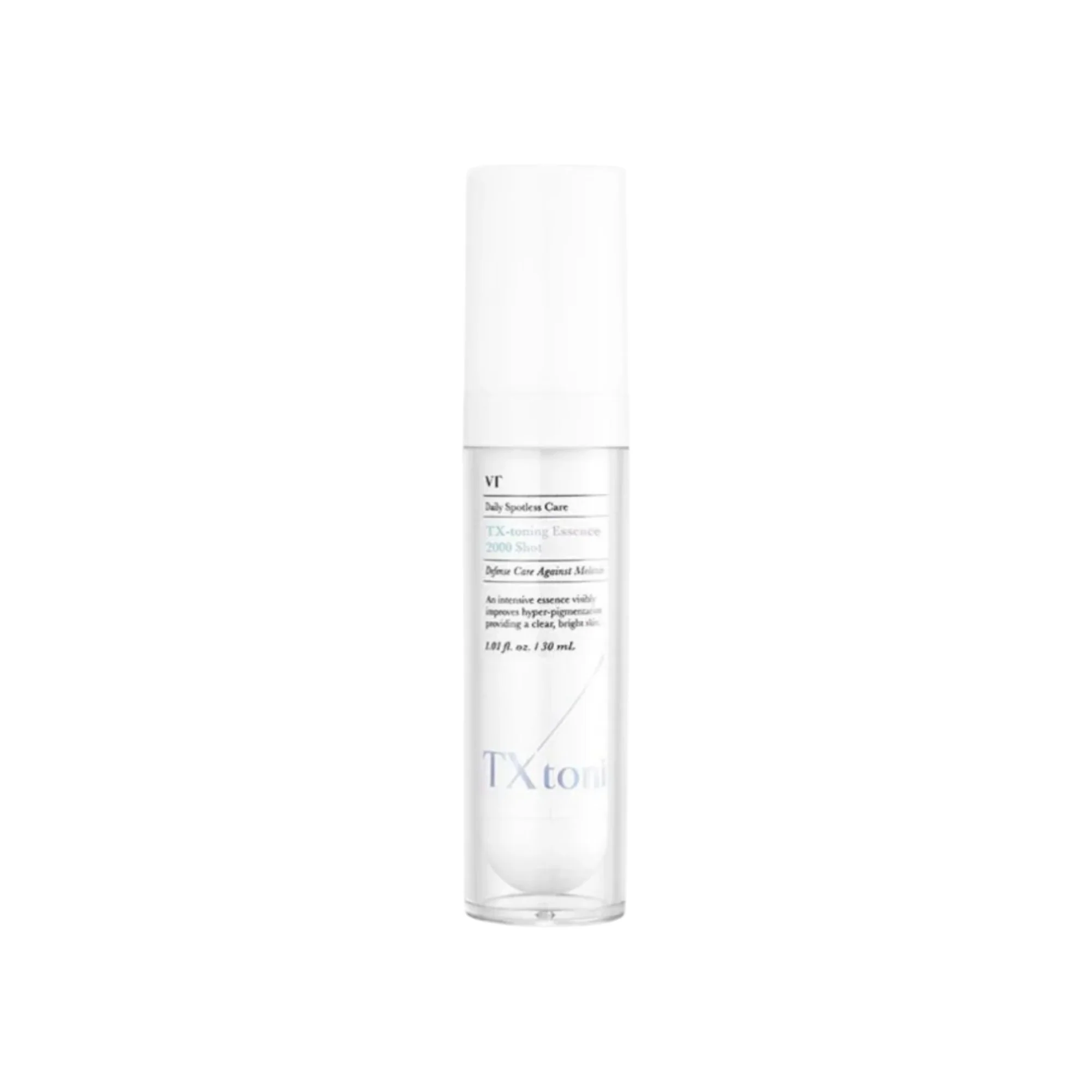 VT COSMETICS TX-TONING ESSENCE 2000 SHOT Intensywnie rozjaśniające serum do twarzy z kwasem traneksamowym 30 ml