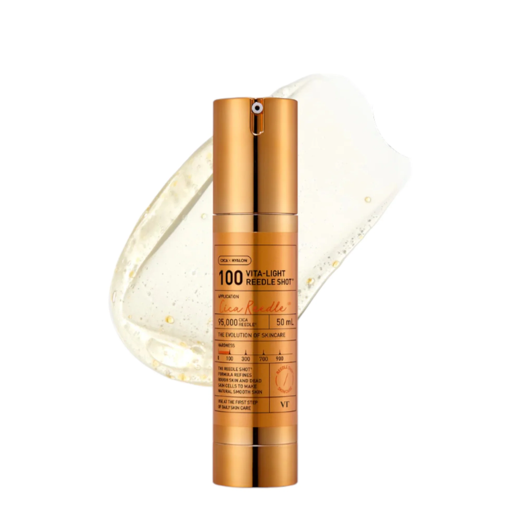 VT COSMETICS VITA-LIGHT REEDLE SHOT100 Rewitalizujące serum do twarzy z mikroigłami i witaminą C 50 ml - Image 2
