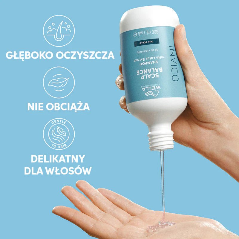 WELLA PROFESSIONALS INVIGO BALANCE AQUA PURE Szampon oczyszczający 300 ml - Image 3