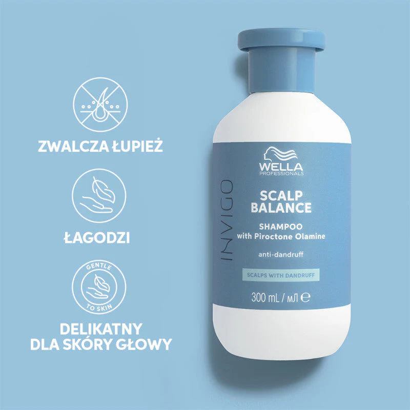 WELLA PROFESSIONALS INVIGO BALANCE Clean Scalp Szampon przeciwłupieżowy 300 ml - Image 2
