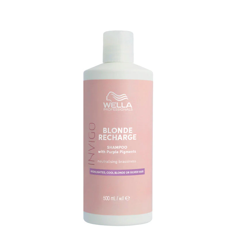 WELLA PROFESSIONALS INVIGO BLONDE RECHARGE PURPLE Szampon do włosów blond 500 ml - Image 2