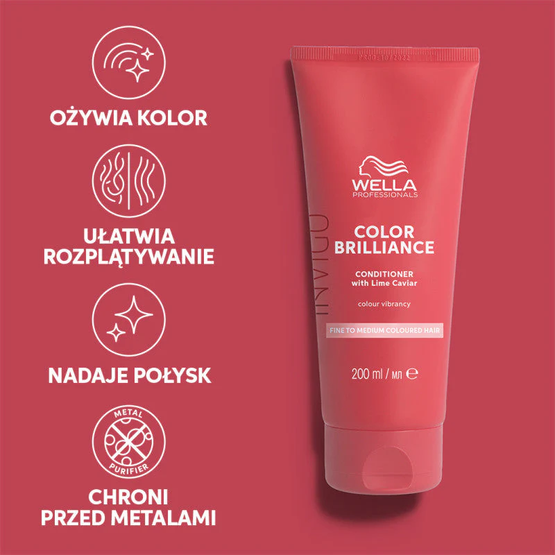 WELLA PROFESSIONALS INVIGO COLOR BRILLIANCE Odżywka do włosów cienkich 1000 ml - Image 2
