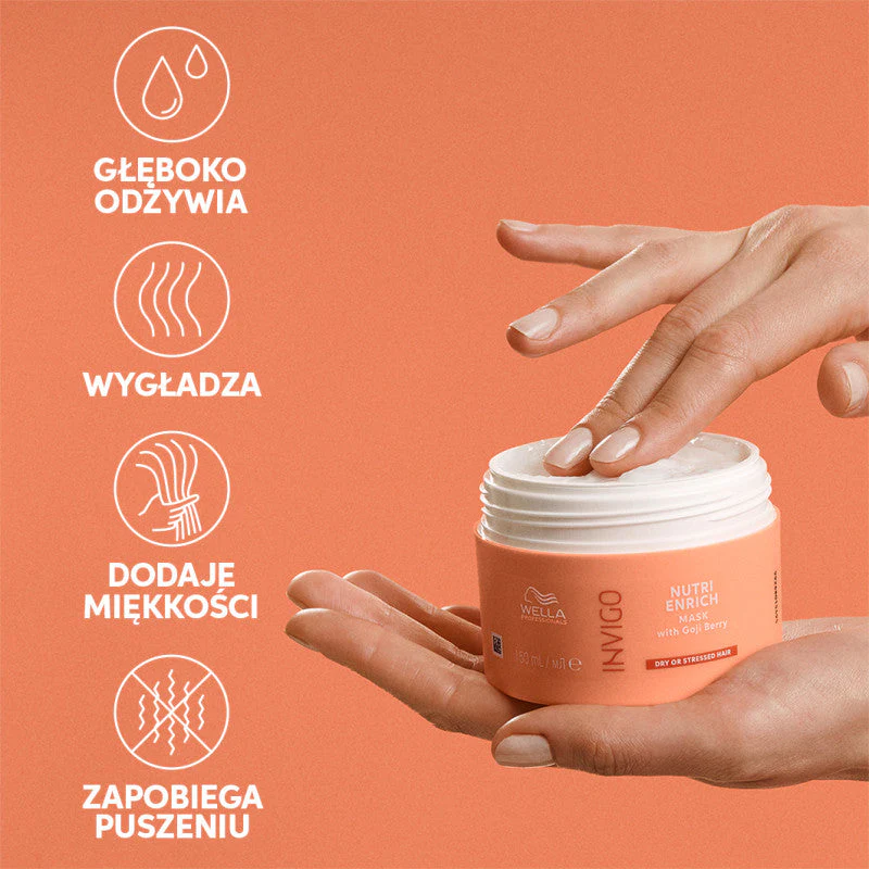 WELLA PROFESSIONALS INVIGO NUTRI-ENRICH GOJI Maska do włosów suchych 75 ml - Image 3