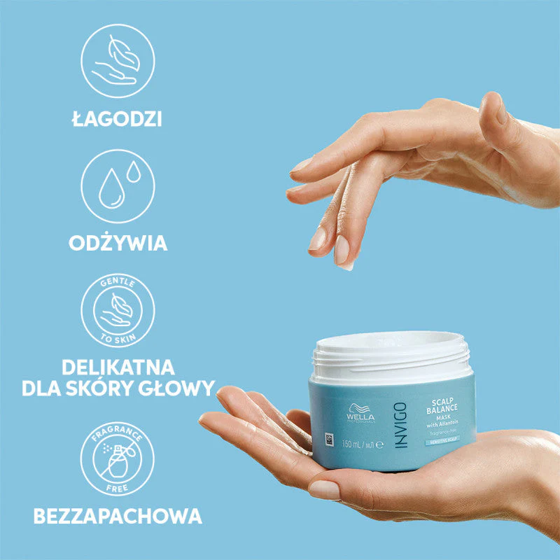 WELLA PROFESSIONALS INVIGO SCALP BALANCE Maska do skóry głowy 150 ml - Image 8
