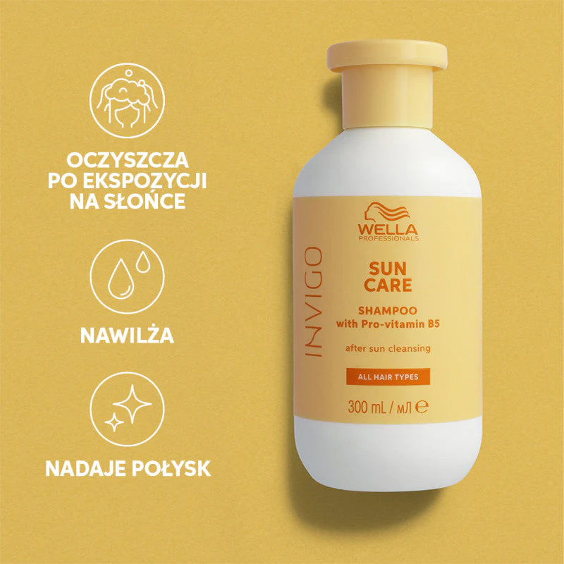 WELLA PROFESSIONALS INVIGO SUN Szampon do włosów po ekspozycji na słońce 300 ml - Image 4