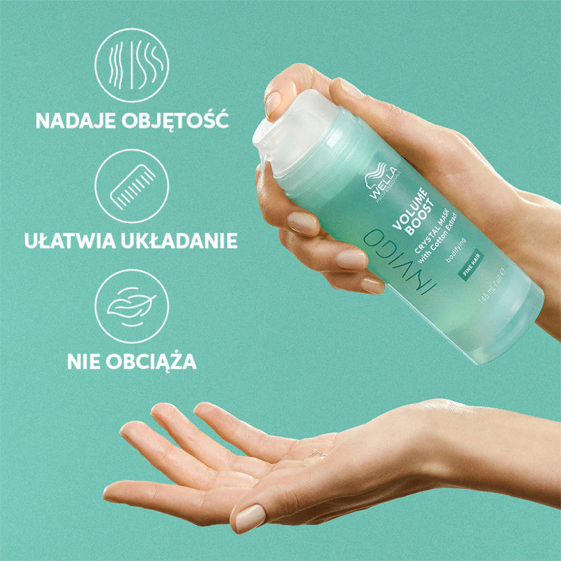 WELLA PROFESSIONALS INVIGO VOLUME BOOST Maska zwiększająca objętość 500 ml - Image 3