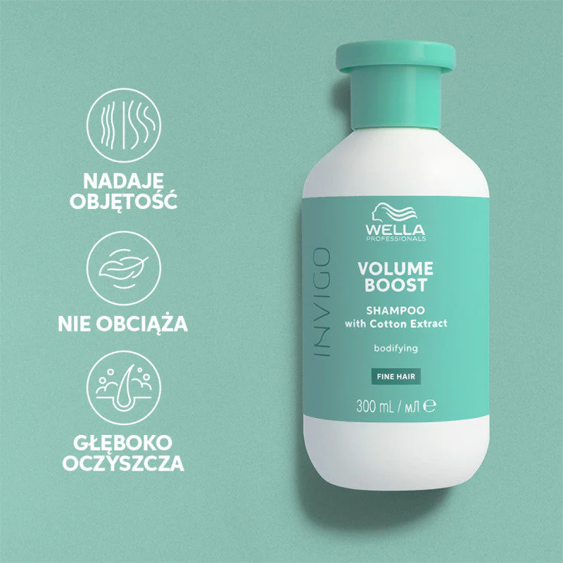 WELLA PROFESSIONALS INVIGO VOLUME BOOST Szampon zwiększający objętość 1000 ml - Image 2