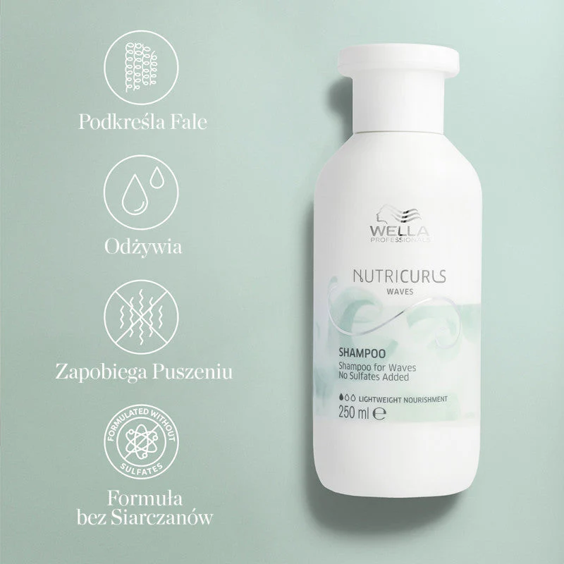 WELLA PROFESSIONALS NUTRICURLS Waves Szampon do włosów falowanych 1000 ml - Image 4
