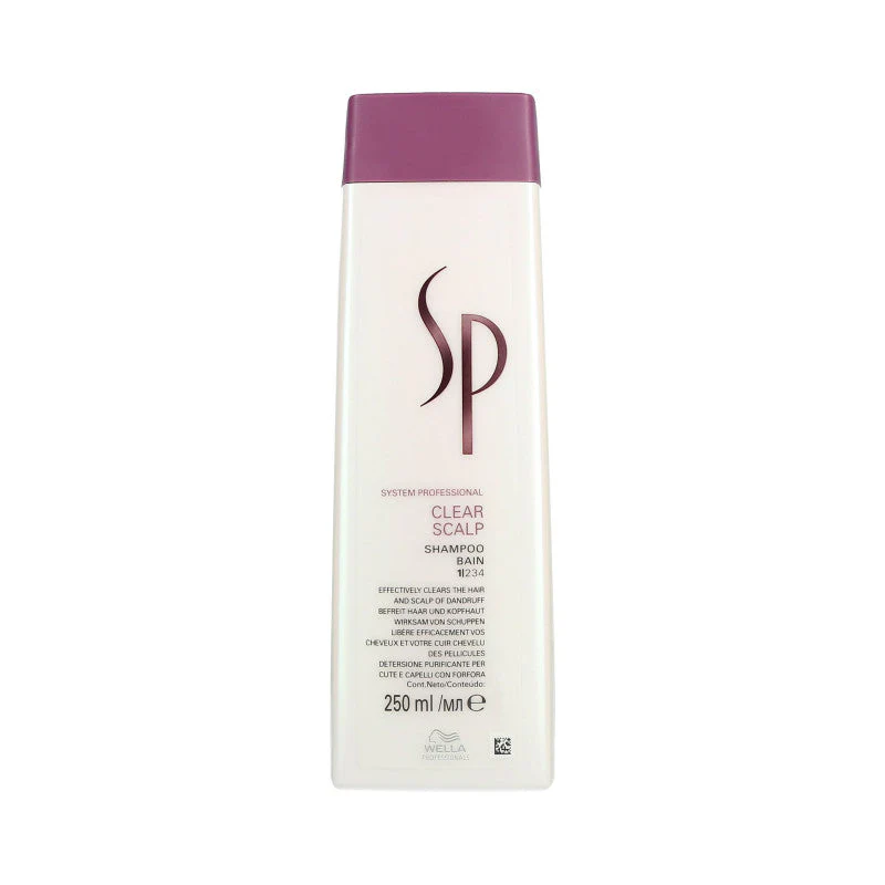 WELLA SP CLEAR SCALP Delikatny szampon przeciwłupieżowy 250 ml