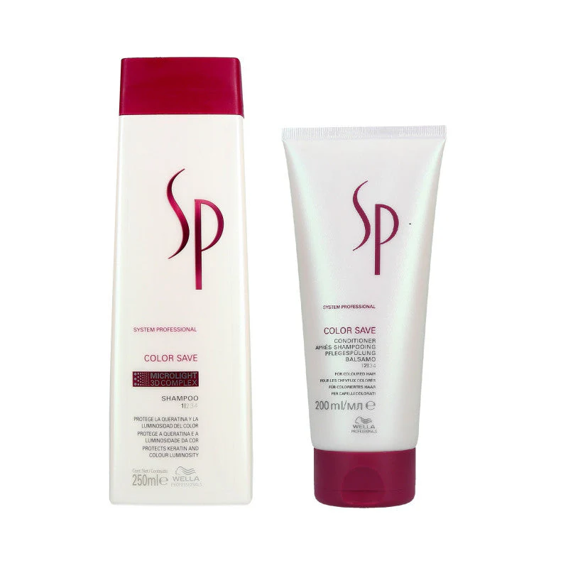 WELLA SP COLOR SAVE Zestaw do włosów farbowanych szampon 250 ml+odżywka 200 ml